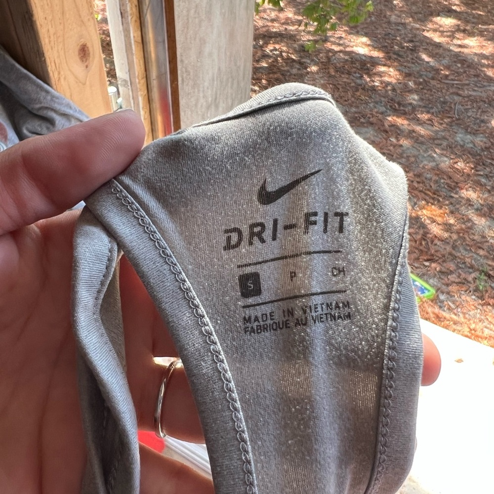 Nike Gray Racerback Tank - Picture 5 of 5